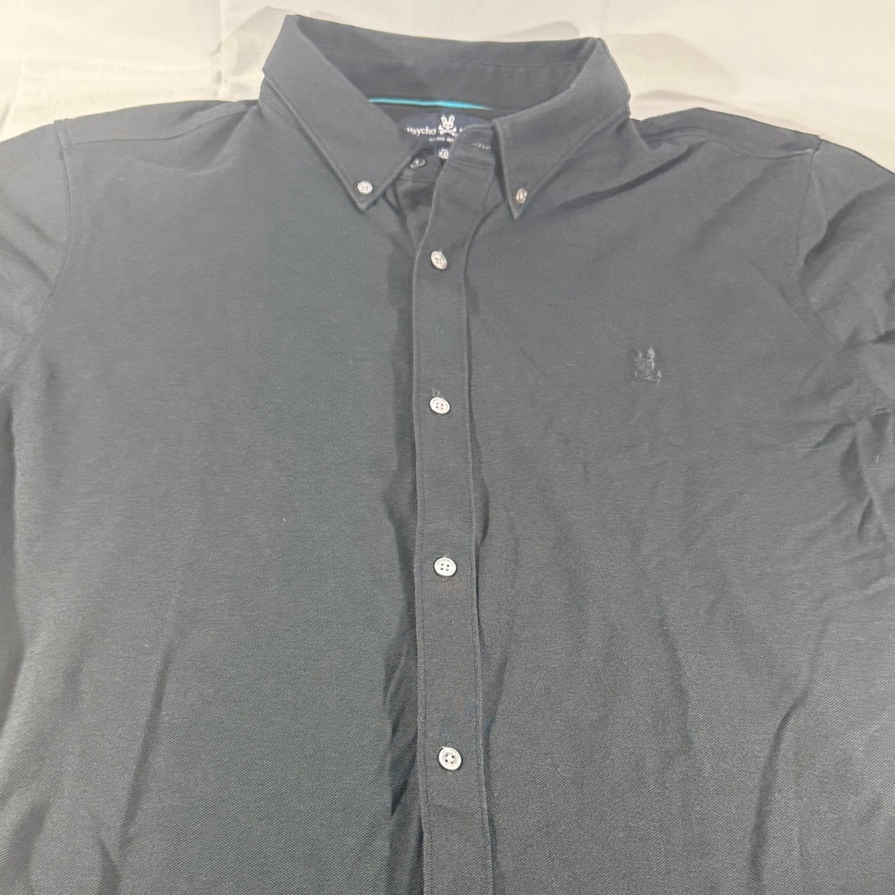 Psycho Bunny Black Casual Button-Down Shirt